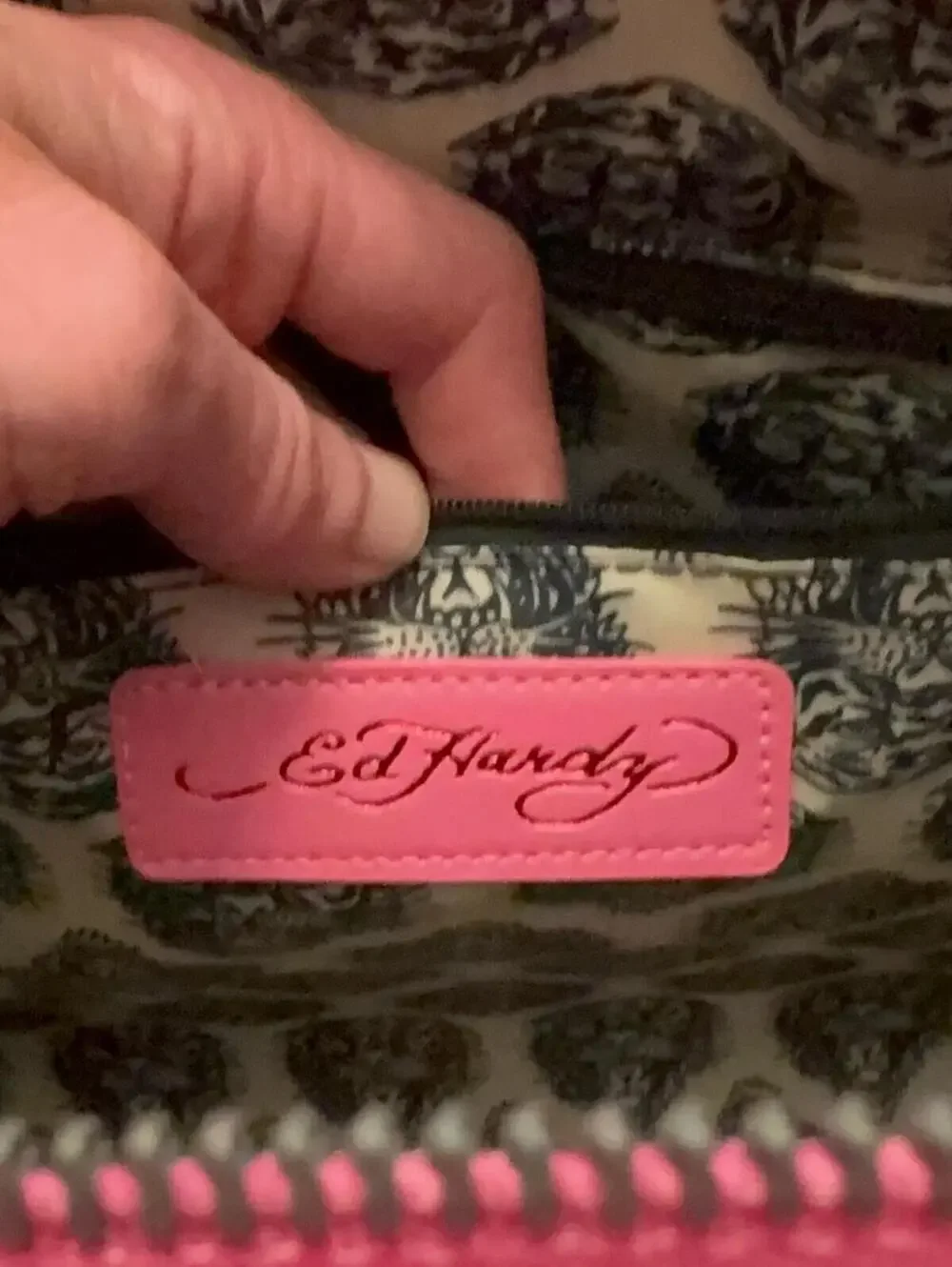 Ed Hardy Tote Bag Gift Set Wallet Keychain NWT
